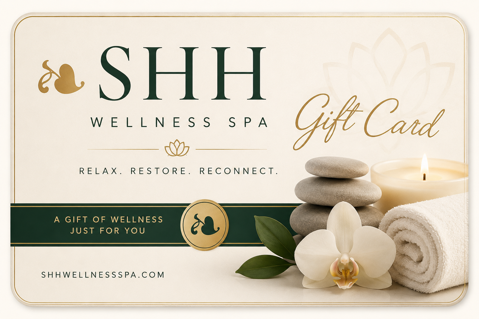 SHH Wellness Spa gift card